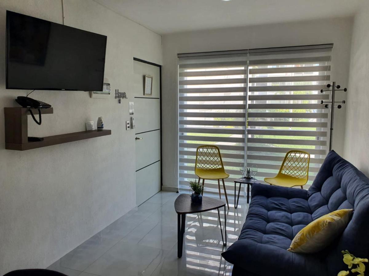 Departamento De Lujo En Manzanillo, Planta Baja Frente A La Albercaアパートメント エクステリア 写真