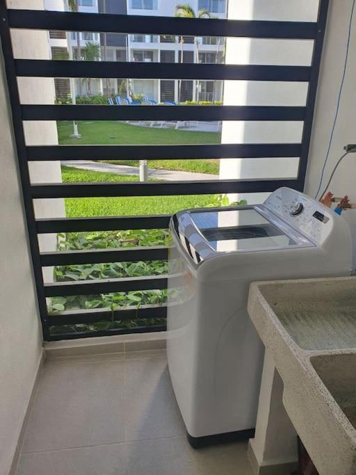 Departamento De Lujo En Manzanillo, Planta Baja Frente A La Albercaアパートメント エクステリア 写真